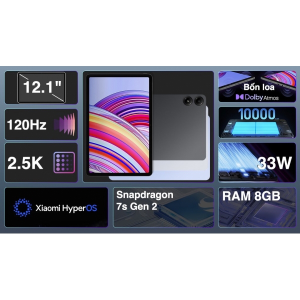 MTB Xiaomi Redmi Pad Pro wifi Ram 8/128G